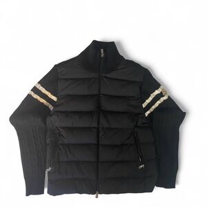 Moncler Black and White Puffer Jacket
